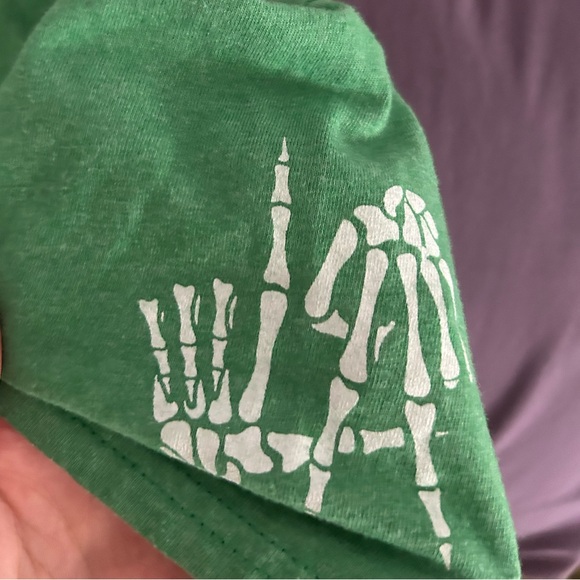 Crop Top LA green - Picture 2 of 3